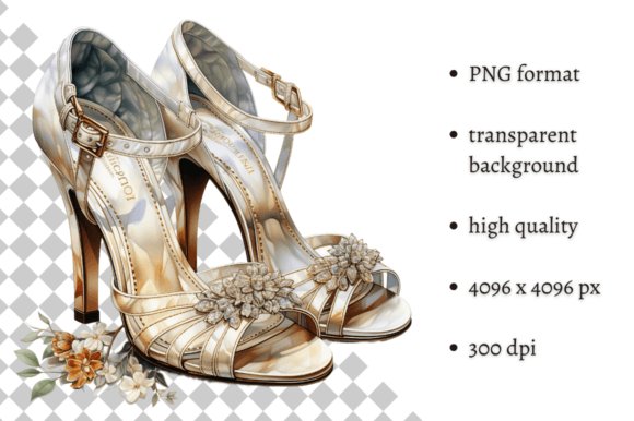 Beautiful Wedding Heels Clipart: Your Design Secret Weapon