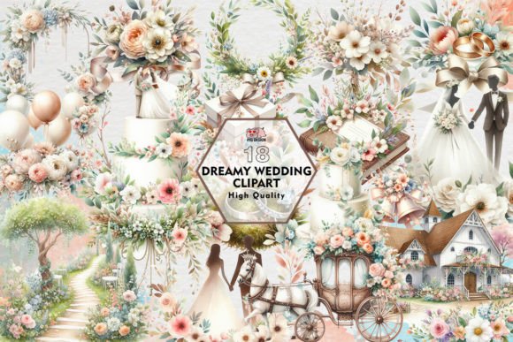 Dreamy Wedding Clipart PNG Graphics: A Designer's Practical Guide
