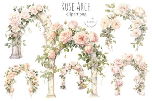 Elegant Romance: 6 White Rose Archways for Your Wedding