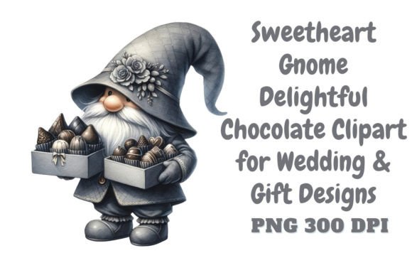Enchanting Chocolate Clipart for Wedding & Gift Projects