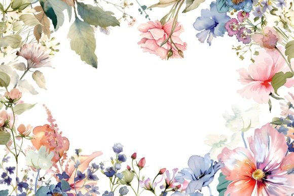 Watercolor Floral Wedding Frame: A Designer's Guide to Organic Elegance