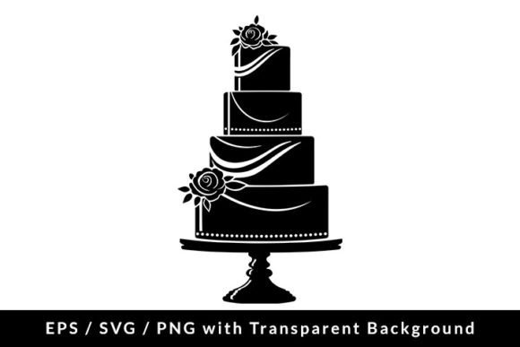 Wedding Cake Clip Art SVG EPS PNG: Elevate Your Designs