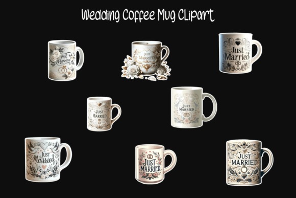Wedding Coffee Mug Clipart: Infusing Romance into Your Projects